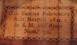 1811 Fabricatore Label
